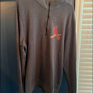 💙St Louis Cardinals 1/4 Zip Sweatshirt💙